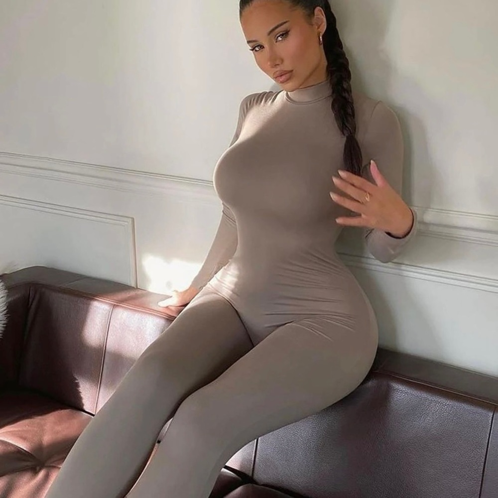 Fashion Nova Frisky Feline Jumpsuit. Size S.